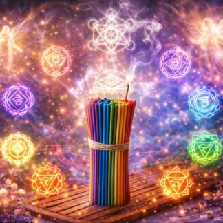 Σετ 20τμχ ενεργειακά Θυμιάματα Sticks Πολλαπλών Χρωμάτων & Αρωμάτων